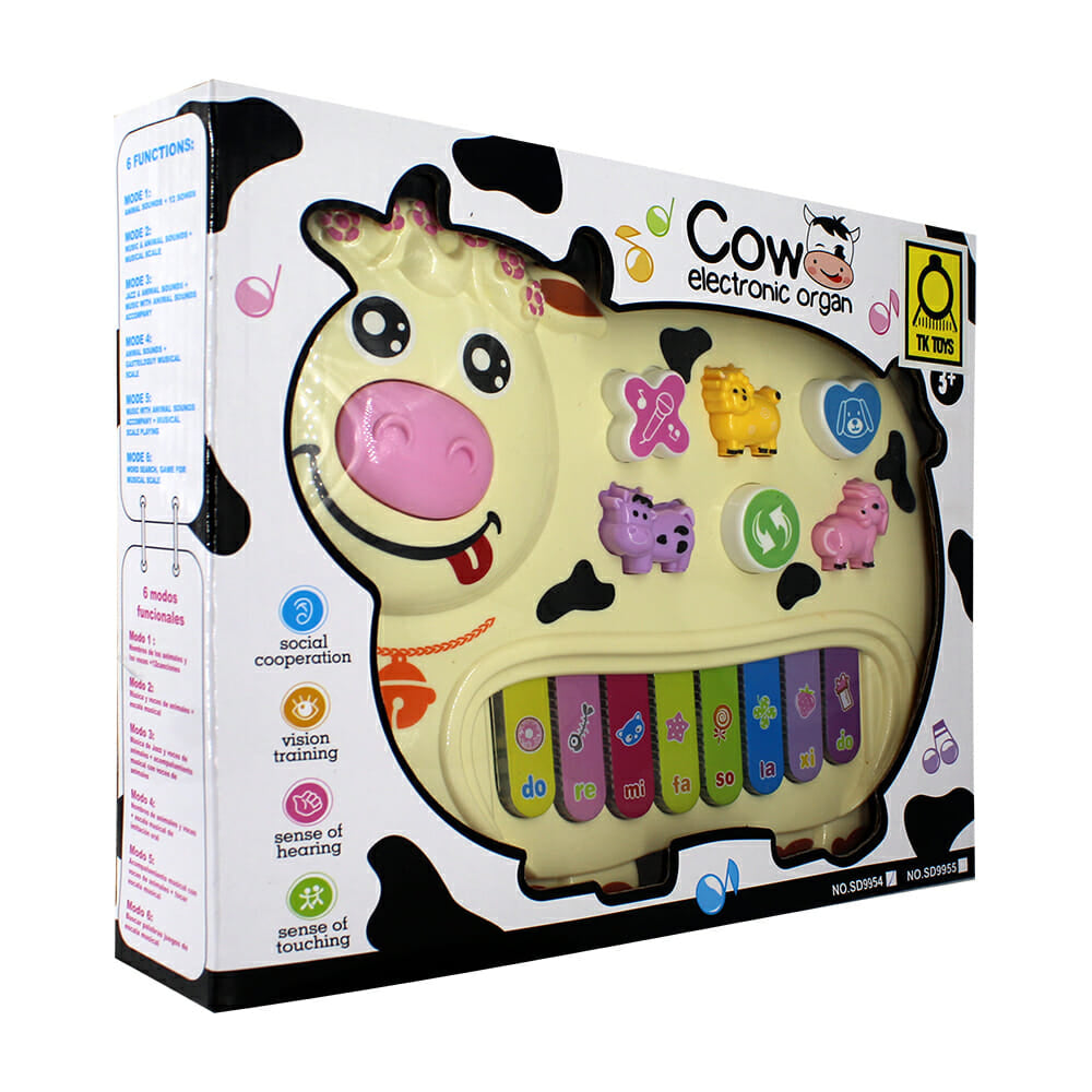 (Net)Musical Educational Piano with Cow Design Lebanon