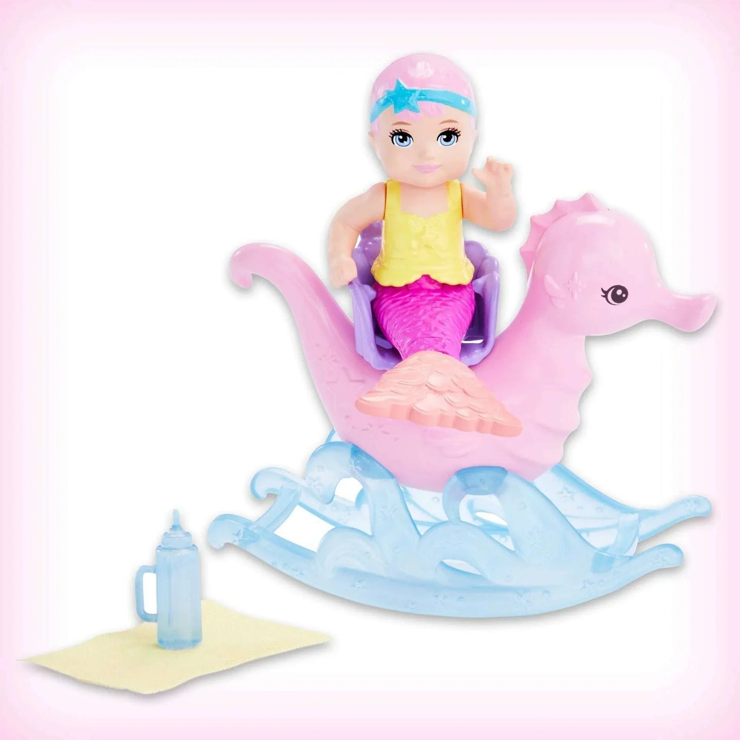 Mermaid Doll, Nurturing Playset With Merbaby, Octopus and Seal - Medaid International