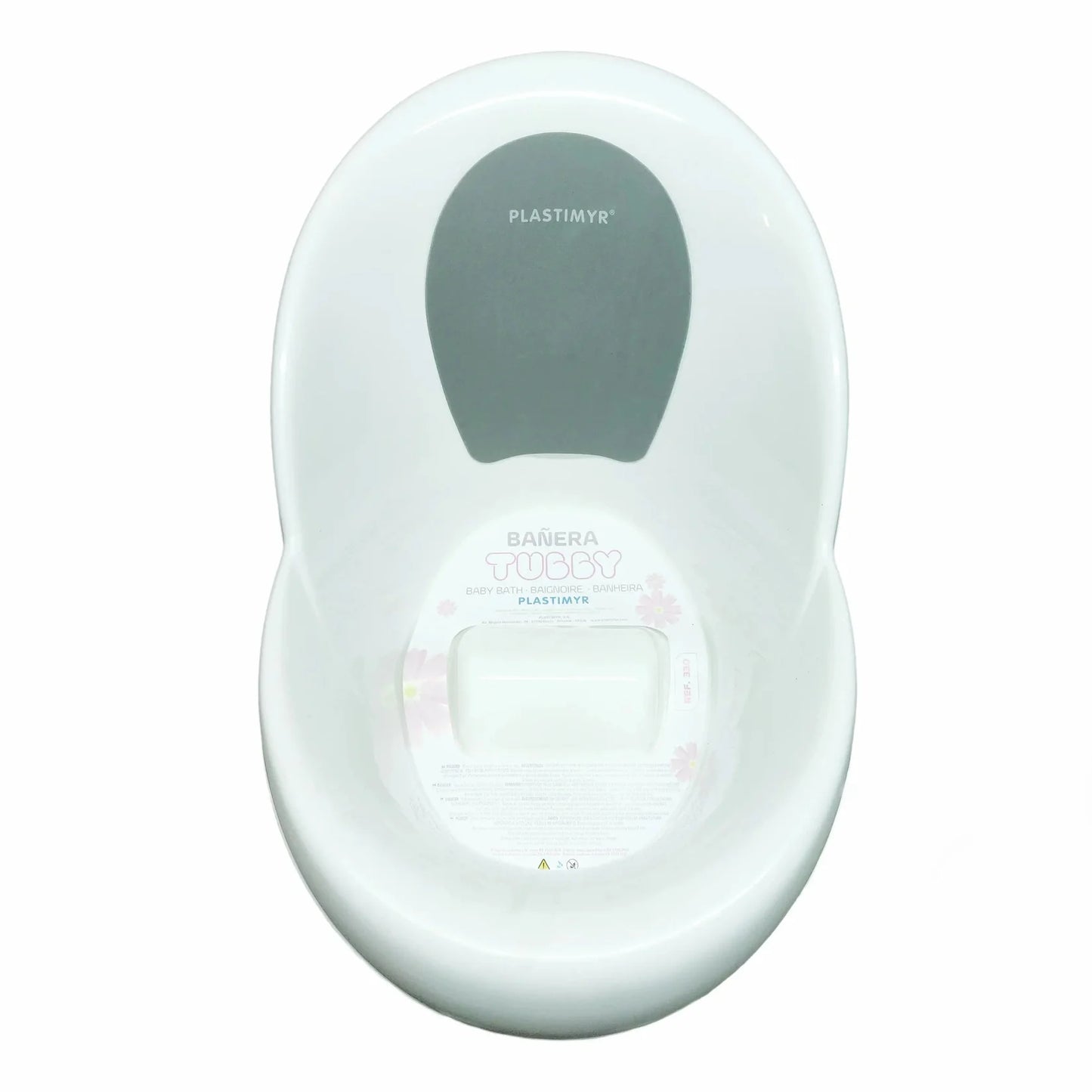 Plastimyr Tubby Bath Grey Ergonomic Baby Bathtub