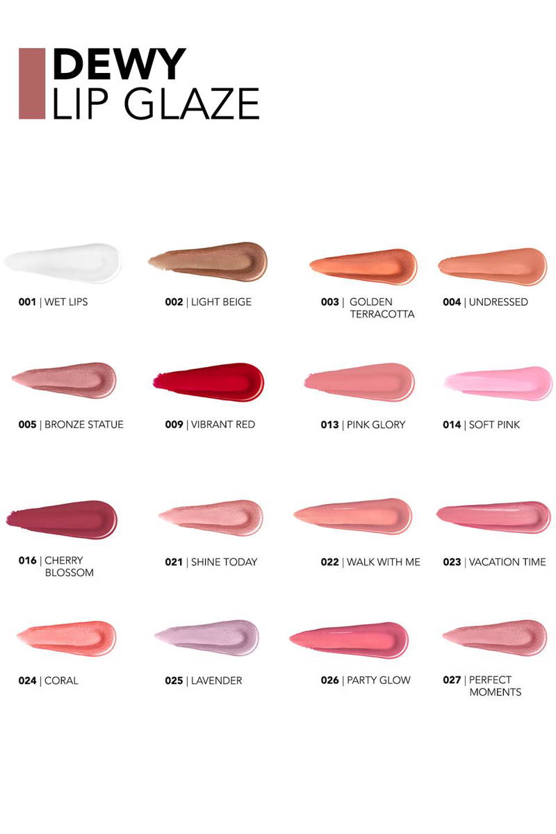 Flormar Dewy Lip Glaze Shiny & Full-Looking Non-Stick Lip Gloss-