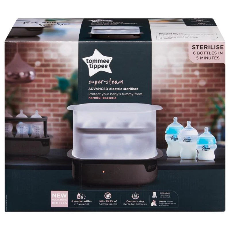 Super-Steam Advanced Electric Sterilizer (Black)
