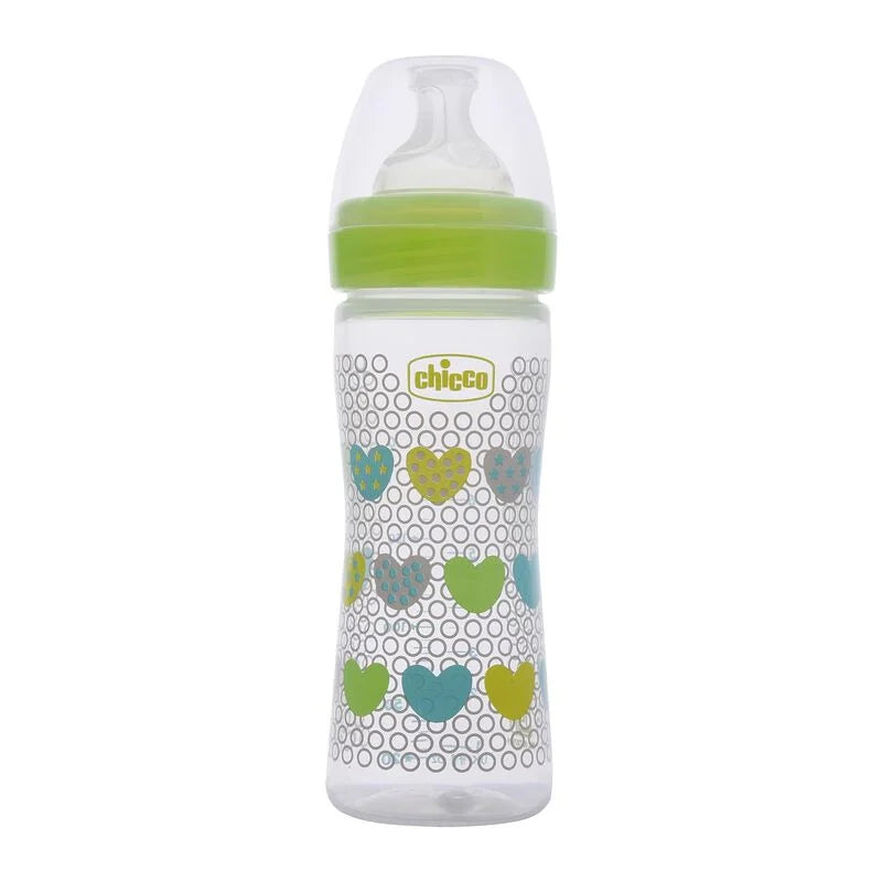 Chicco B - Bottle Wb Col PP 250 - Med Sil - Green {28623.20}