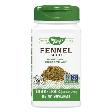 Nature's Way Fennel Seed 480mg, 100 Caps