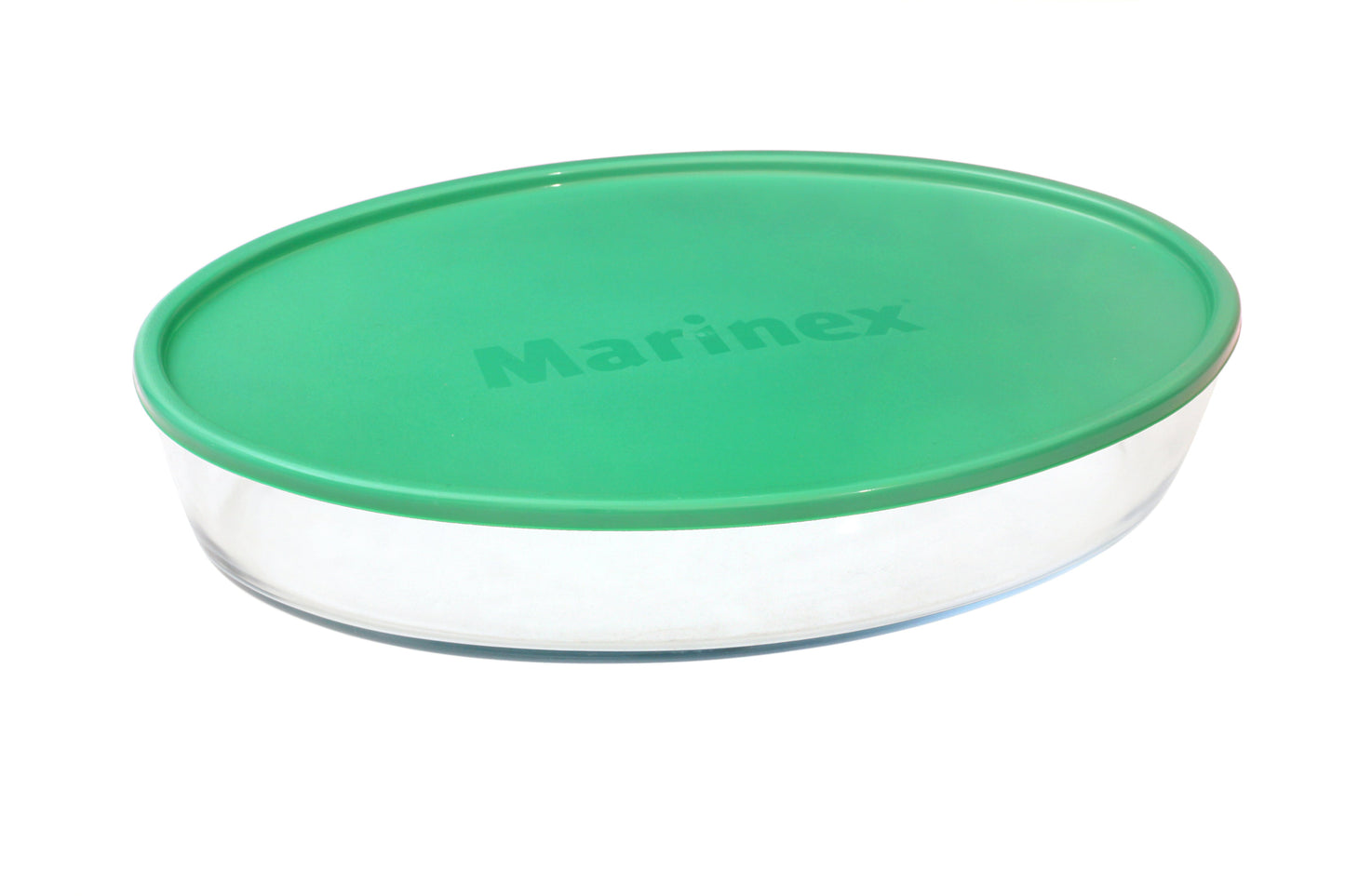Marinex oval baking dish with plastic lid 3,2L (assorted colors)