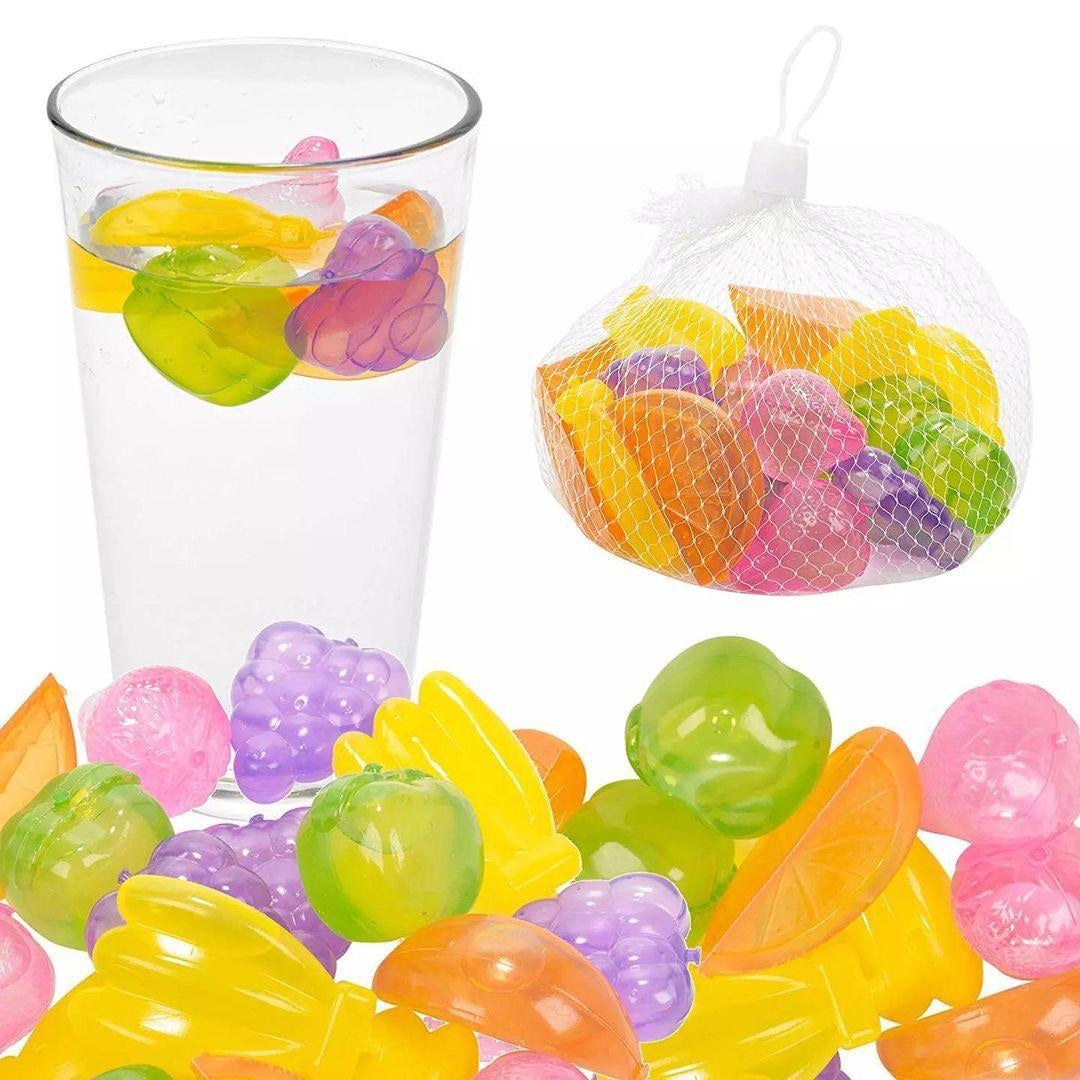 Colored Reusable Ice Cubes