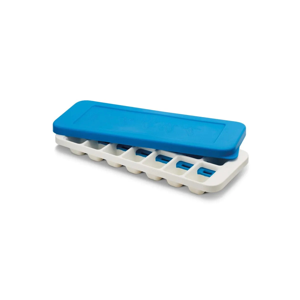 Joseph Joseph QuickSnap Plus Easy-Release Ice Cube Tray with Stackable Lid – Blue