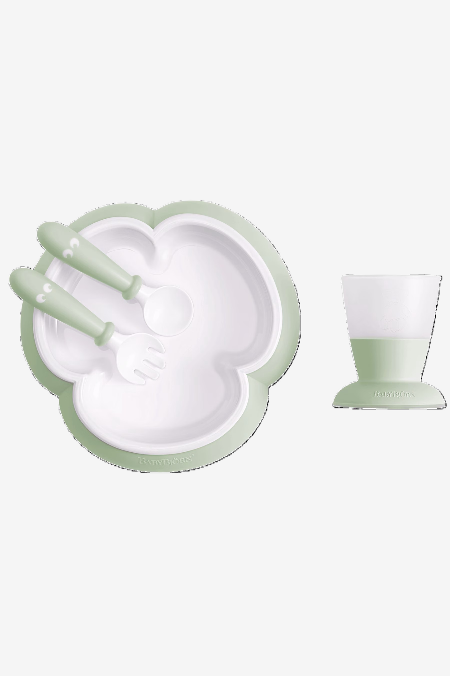 Babybjorn - Baby Feeding Set - Powder Green