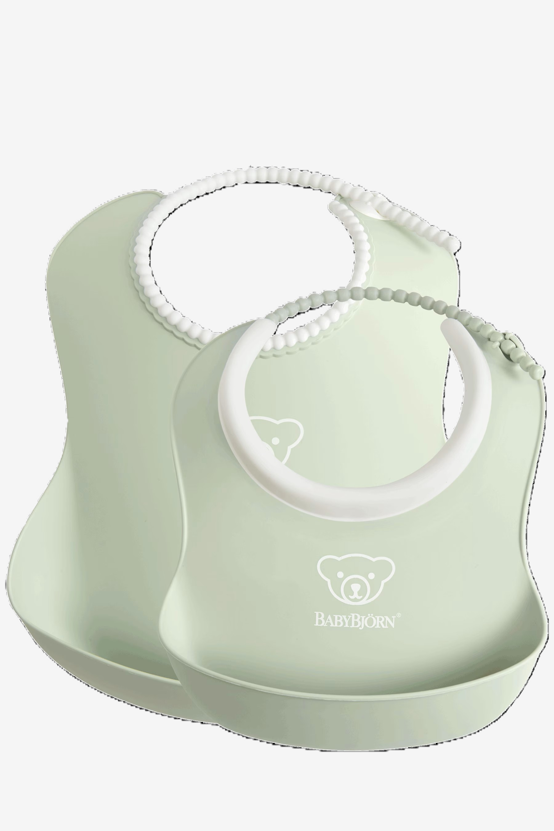 Babybjorn - Feeding Bib Set - 2pack - Powder Green