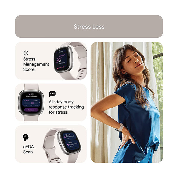 Fitbit Sense 2 Advanced Health and Fitness Smartwatch with Tools to Manage Stress and Sleep, ECG App, SpO2, 24/7 Heart Rate and GPS