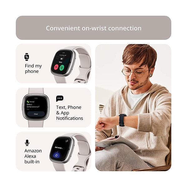 Fitbit Sense 2 Advanced Health and Fitness Smartwatch with Tools to Manage Stress and Sleep, ECG App, SpO2, 24/7 Heart Rate and GPS