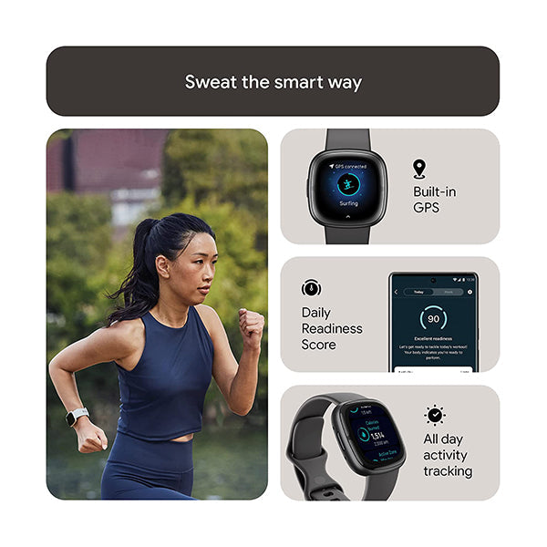 Fitbit Sense 2 Advanced Health and Fitness Smartwatch with Tools to Manage Stress and Sleep, ECG App, SpO2, 24/7 Heart Rate and GPS
