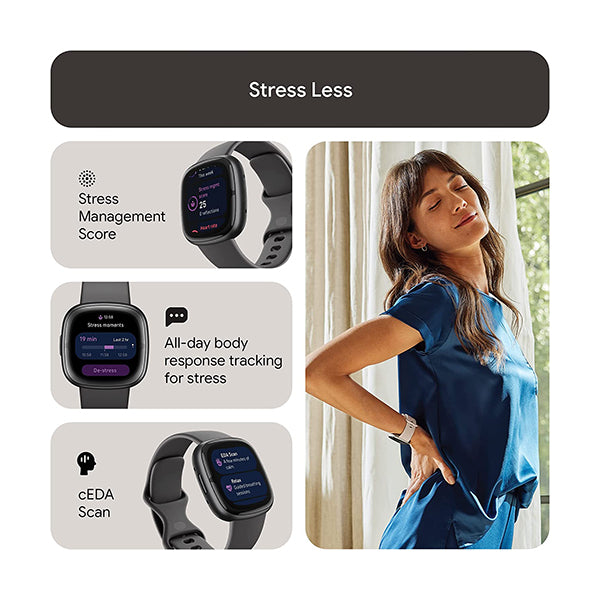 Fitbit Sense 2 Advanced Health and Fitness Smartwatch with Tools to Manage Stress and Sleep, ECG App, SpO2, 24/7 Heart Rate and GPS