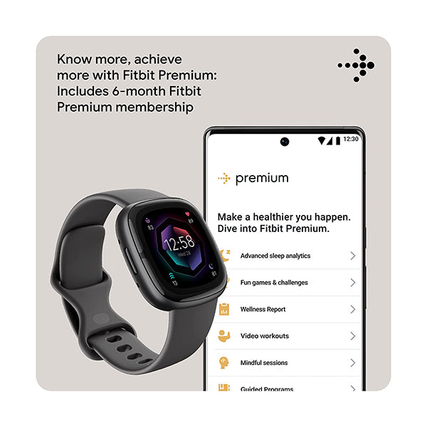 Fitbit Sense 2 Advanced Health and Fitness Smartwatch with Tools to Manage Stress and Sleep, ECG App, SpO2, 24/7 Heart Rate and GPS