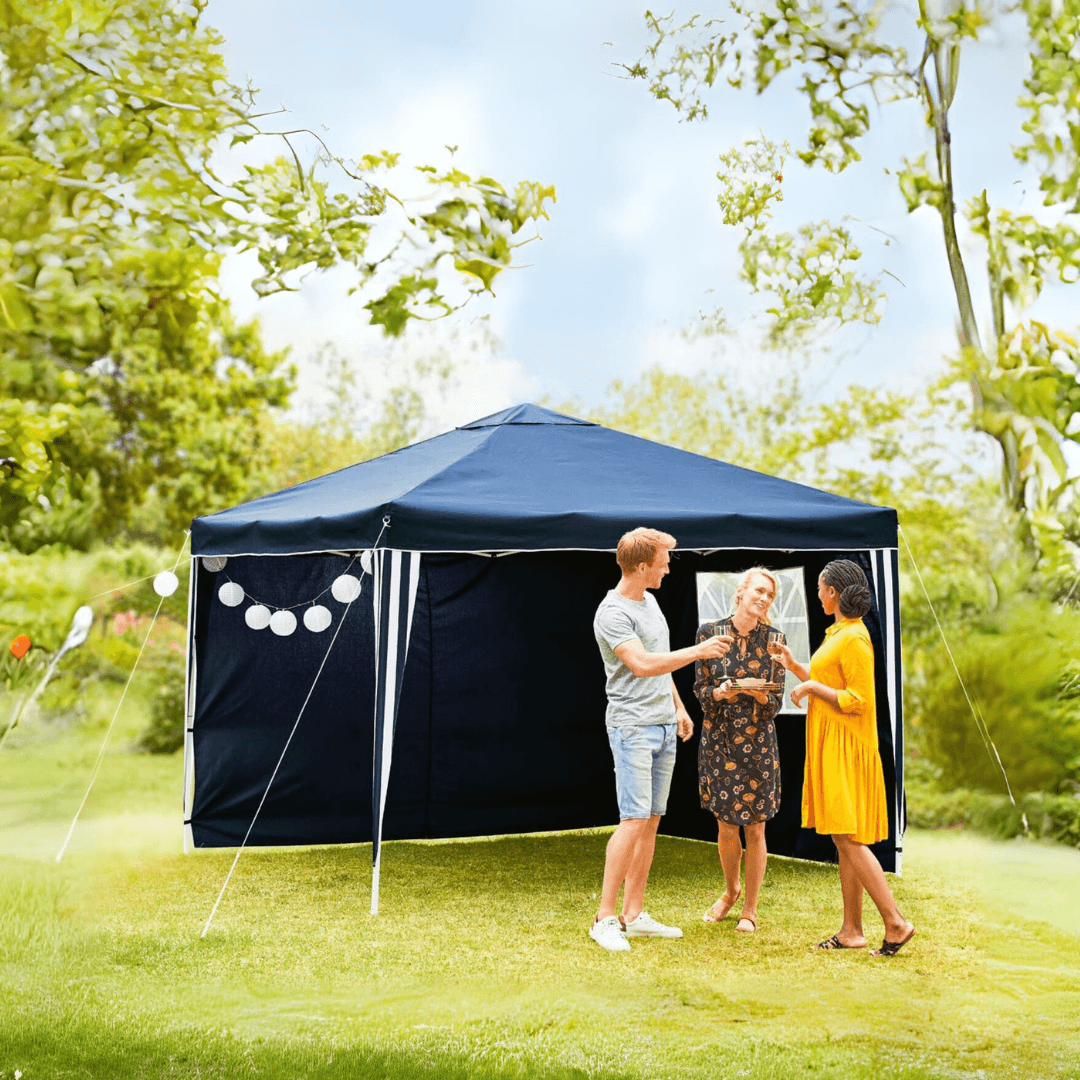 FLORABEST GAZEBO, WITH 2 WALLS
