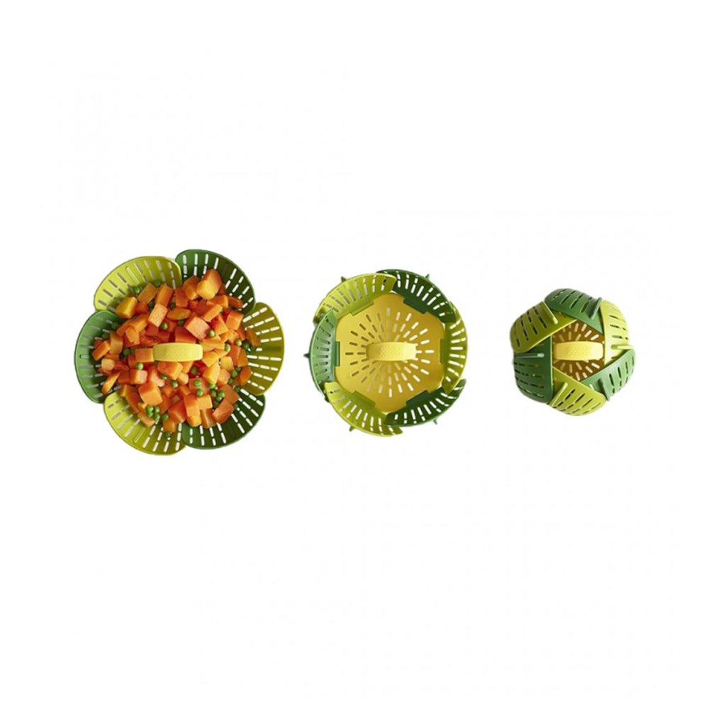 Duo Green Folding Basket Steamer ‚ÄúO‚Äù - Medaid International