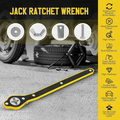 Car Jack Wrench Lift رافعة سيارة بمفتاح