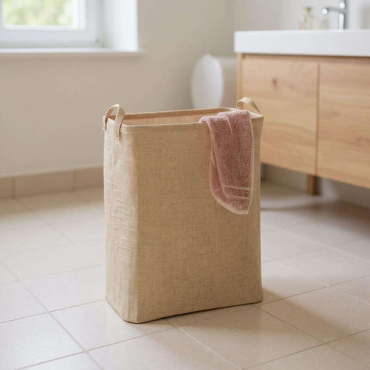 Wenko Square Juna Laundry Jute Basket
