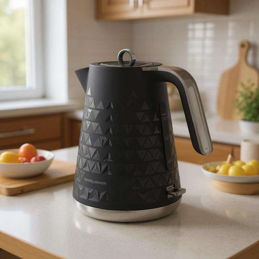 Electric Kettle Prism Jug-Black by Morphy Richards