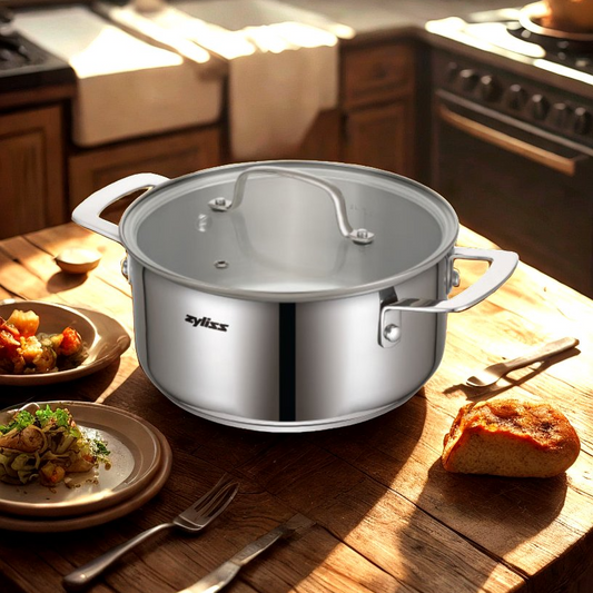 Stainless Steel Casserole Pot with Lid by Zyliss