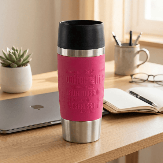 Emsa Insulated Pink Leak-Proof Coffee Travel Mug