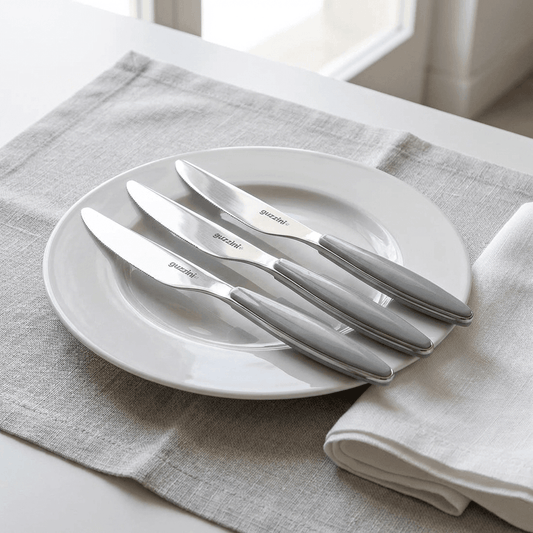 Guzzini Set of 3 Stainless Steel Ergonomic Knives