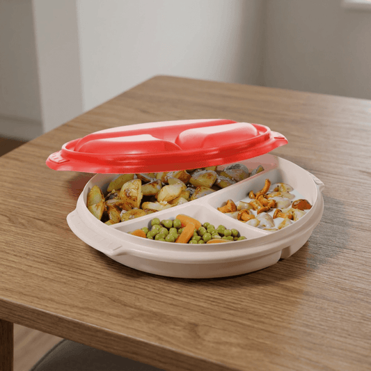 Divided Microwave Plate/Lunchbox