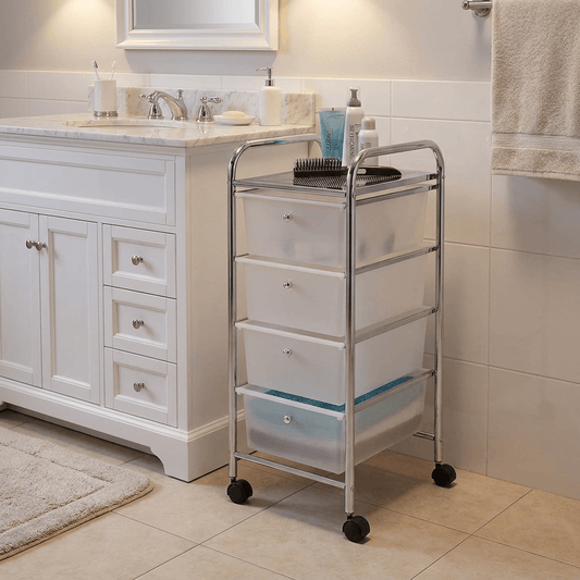 Wenko Household and Bathroom Trolley "MESSINA"