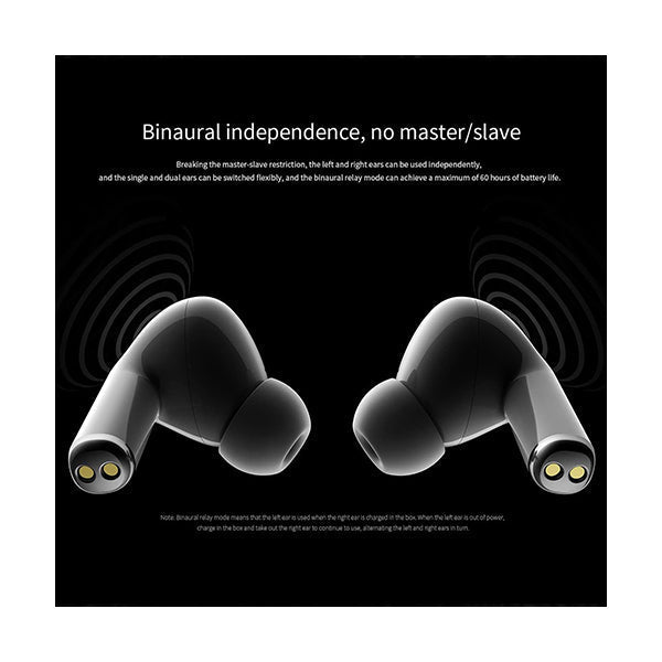 FreeYond Pods1 TWS Bluetooth 5.3 Wireless Headset with Microphone, Boom Design, IPX4, 30 Hours Battery Life
