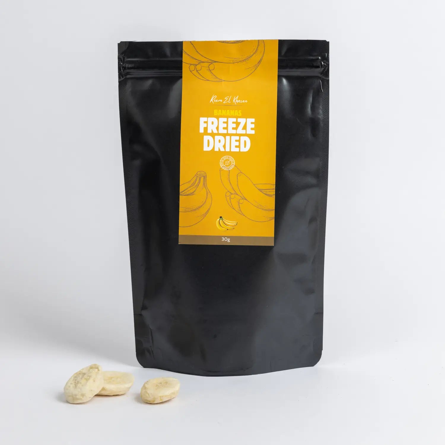Reem El Khazen Freeze Dried Bananas