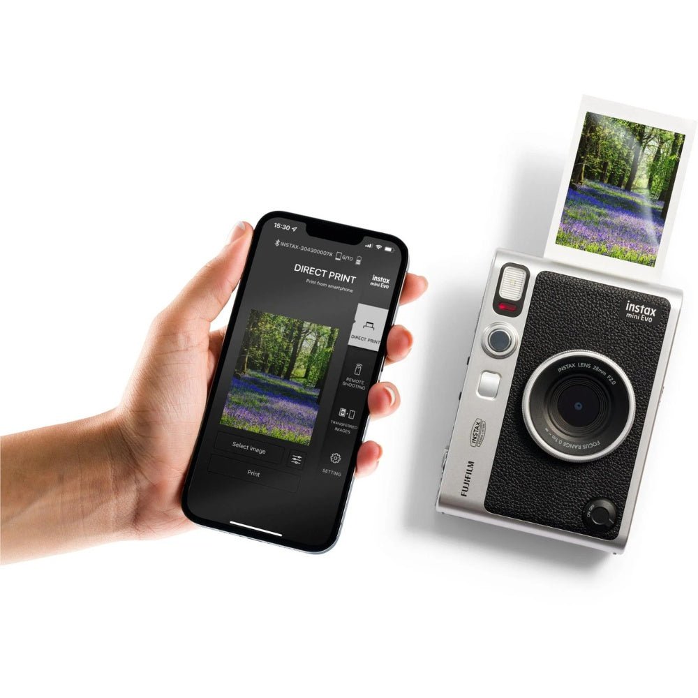Fujifilm Instax Mini EVO Hybrid Instant Camera