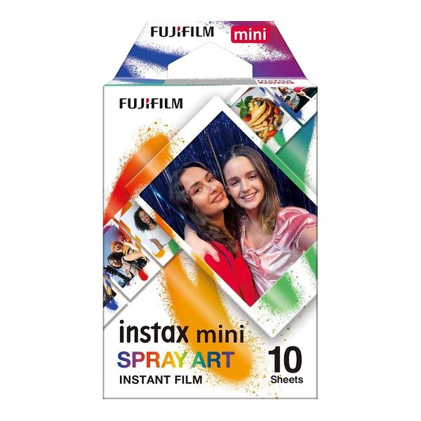 Fujifilm Instax Mini Film – 1 Pack (10 Sheets) – Spray Art Edition