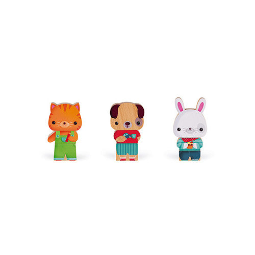 Janod - Funny Magnets - Pets