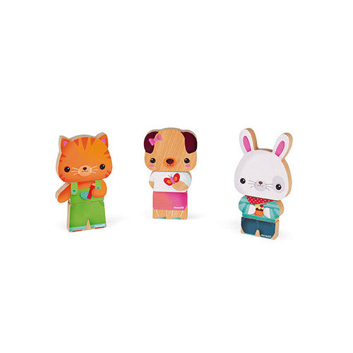 Janod - Funny Magnets - Pets