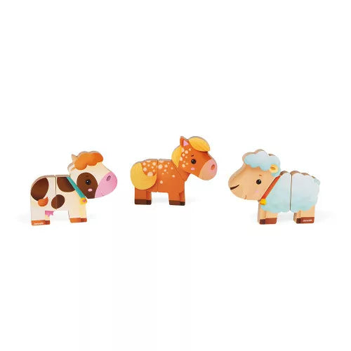 Janod - Funny Magnets - Farm Animals