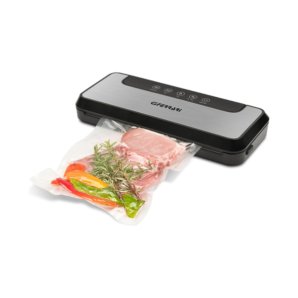 G3 Ferrari G20167 "Fresco Vac" Vacuum Sealer 110 W Double Pump 2 Functions Seals and Creates the Vacuum Soft Touch Panel with Power Indicator + 5 Bags of 20 x 30 cm