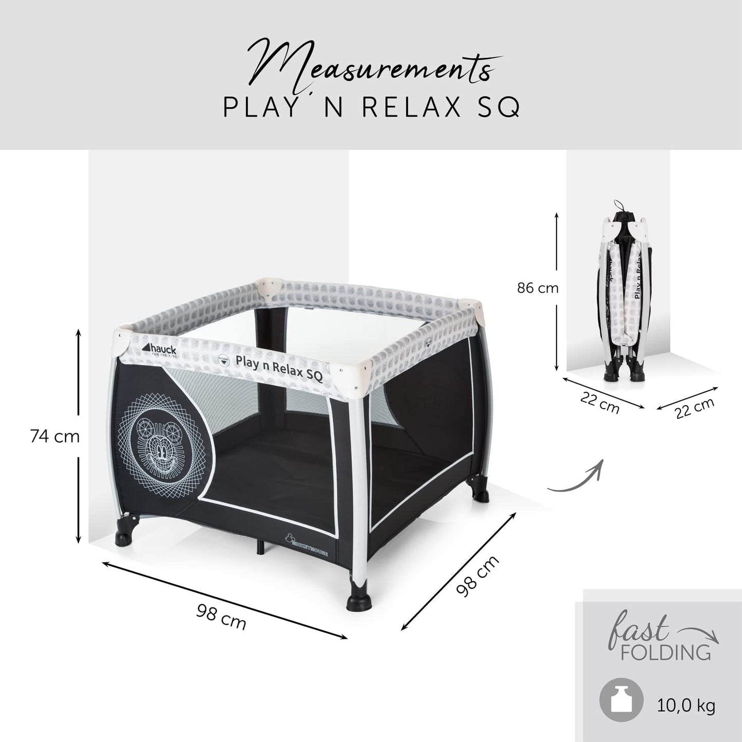 Hauck - Play N Relax SQ - Mikey Cool Vibes
