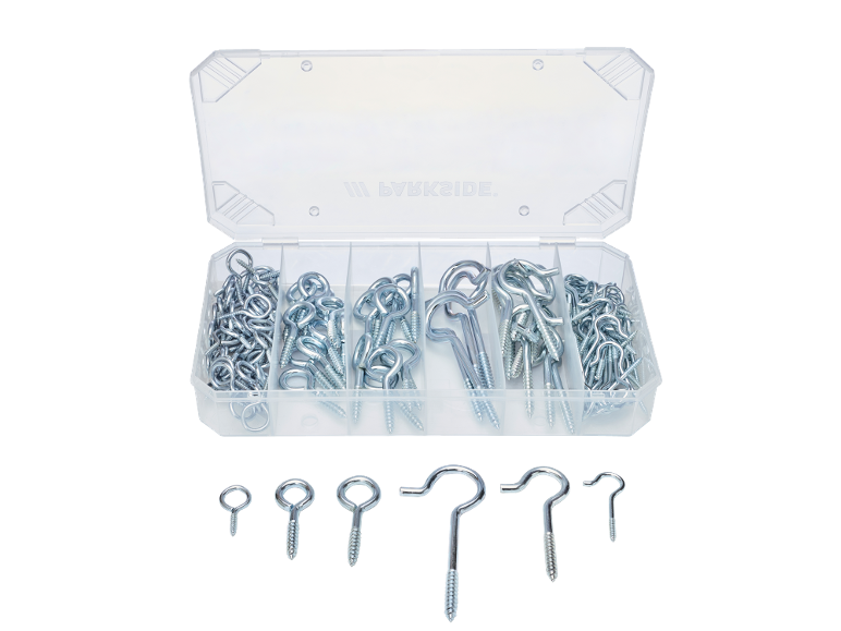 PARKSIDE Assorted Hooks Set – 151 Pieces