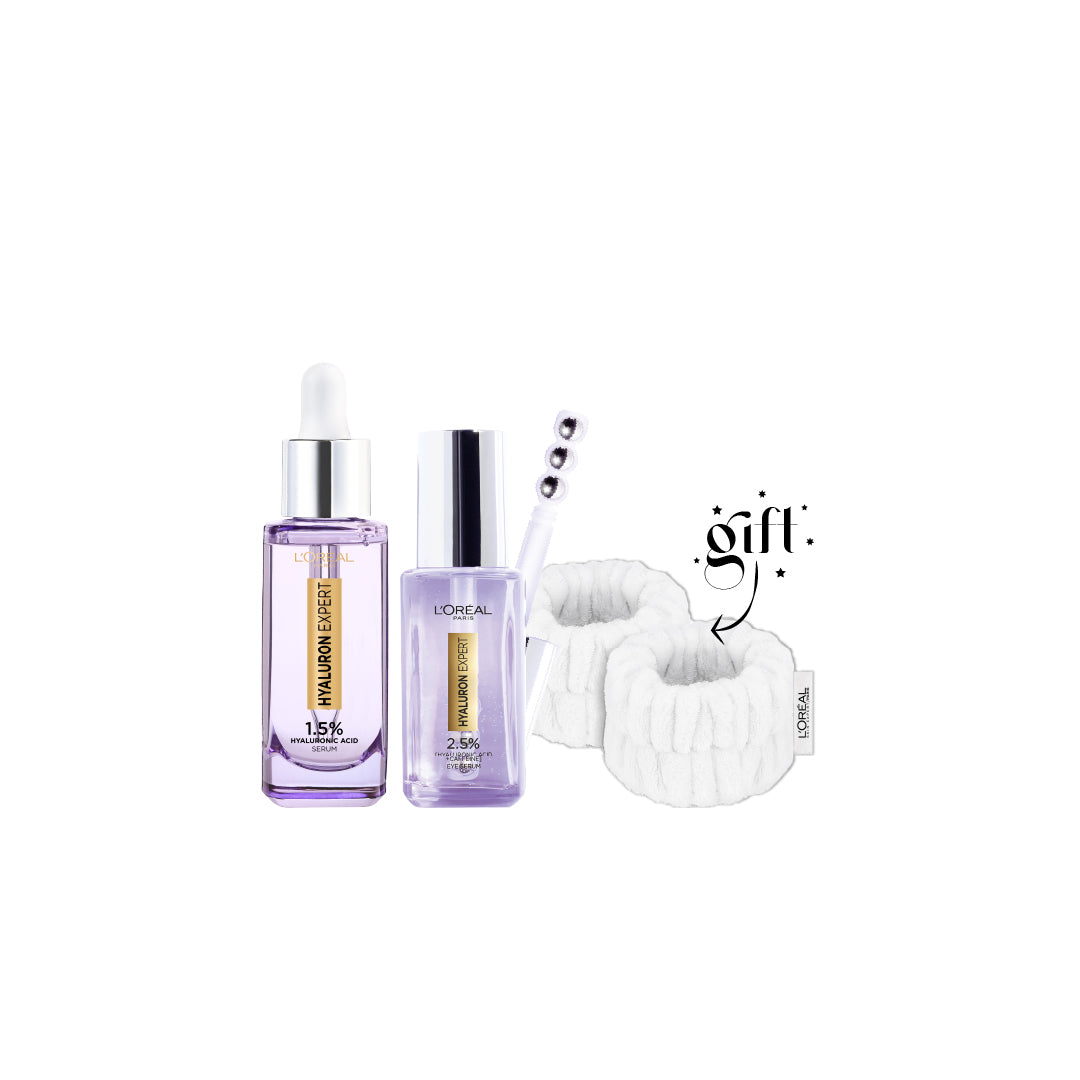 '-20% + FREE Wristband L'Oreal Hyaluron Expert Eye Serum+ Face Serum - Medaid International