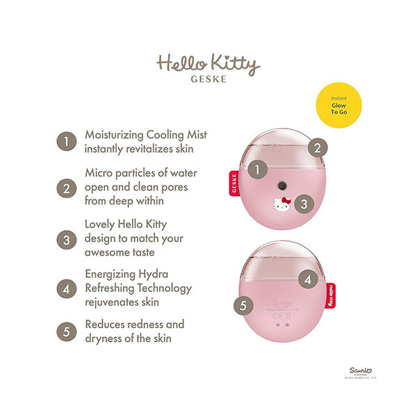 GESKE, Hello Kitty Facial Hydration Refresher, 4 in 1