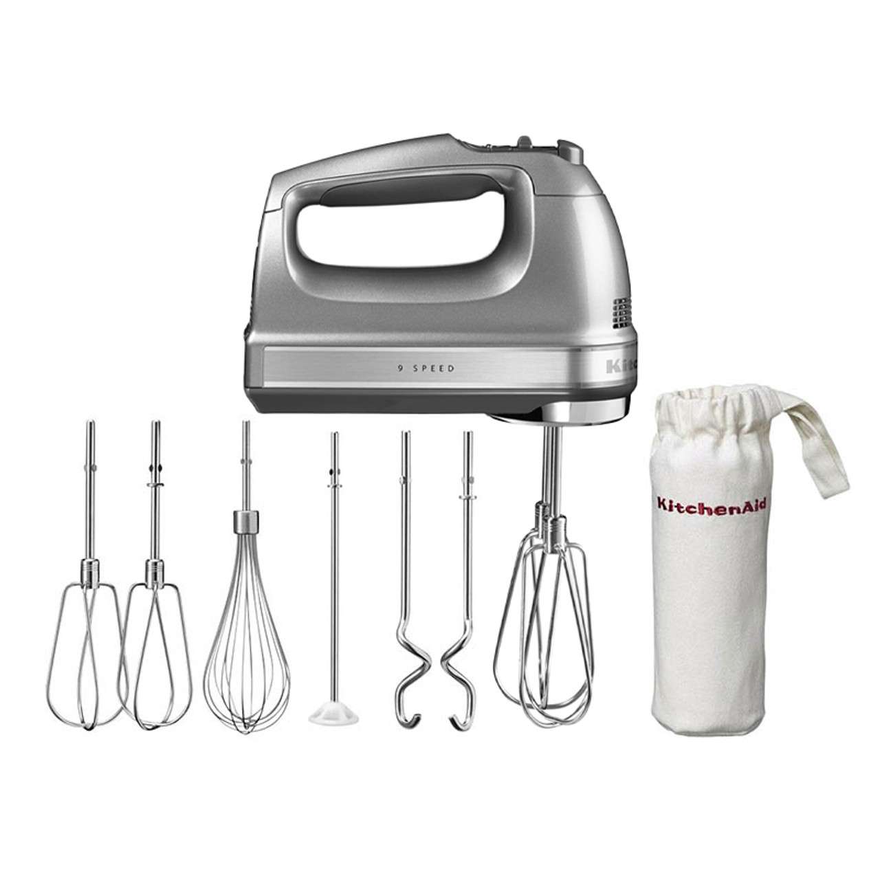 9 Speed Hand Mixer Empire Silver by KitchenAid