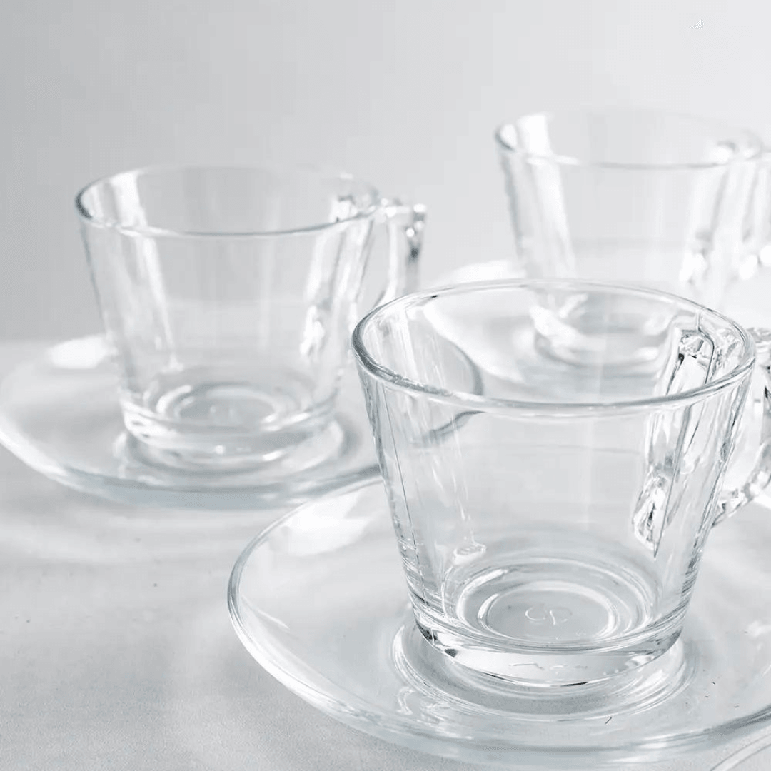 Glass Espresso Cup Set of 6