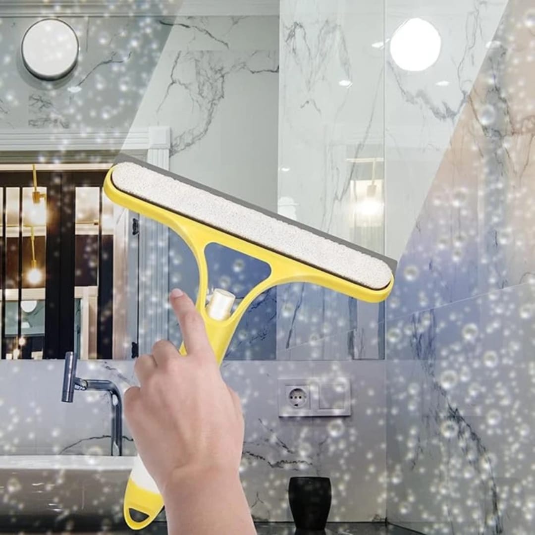 Glass Wiper with Spray