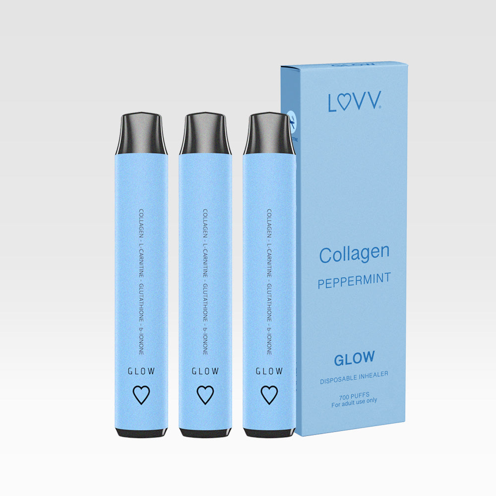 GLOW - Peppermint Flavored Collagen Cassia | Vitamin Inhaler - Medaid International