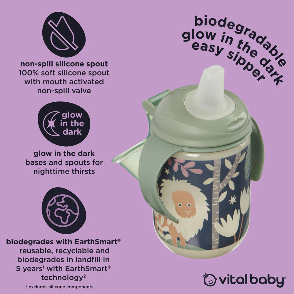 Vital Baby Hydrate easy sipper 350ml - jungle glow