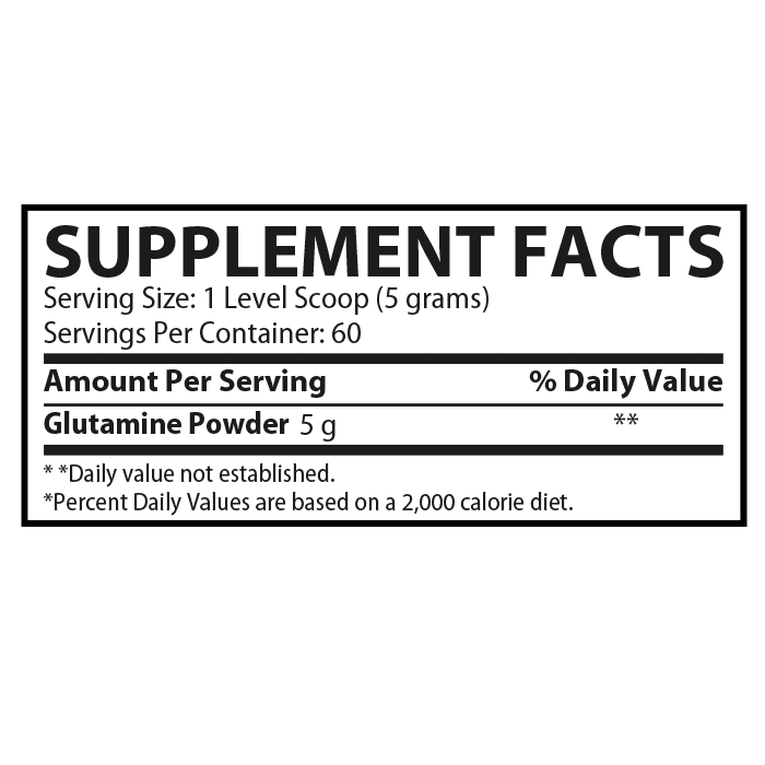 Glutamine muscle rulz powder