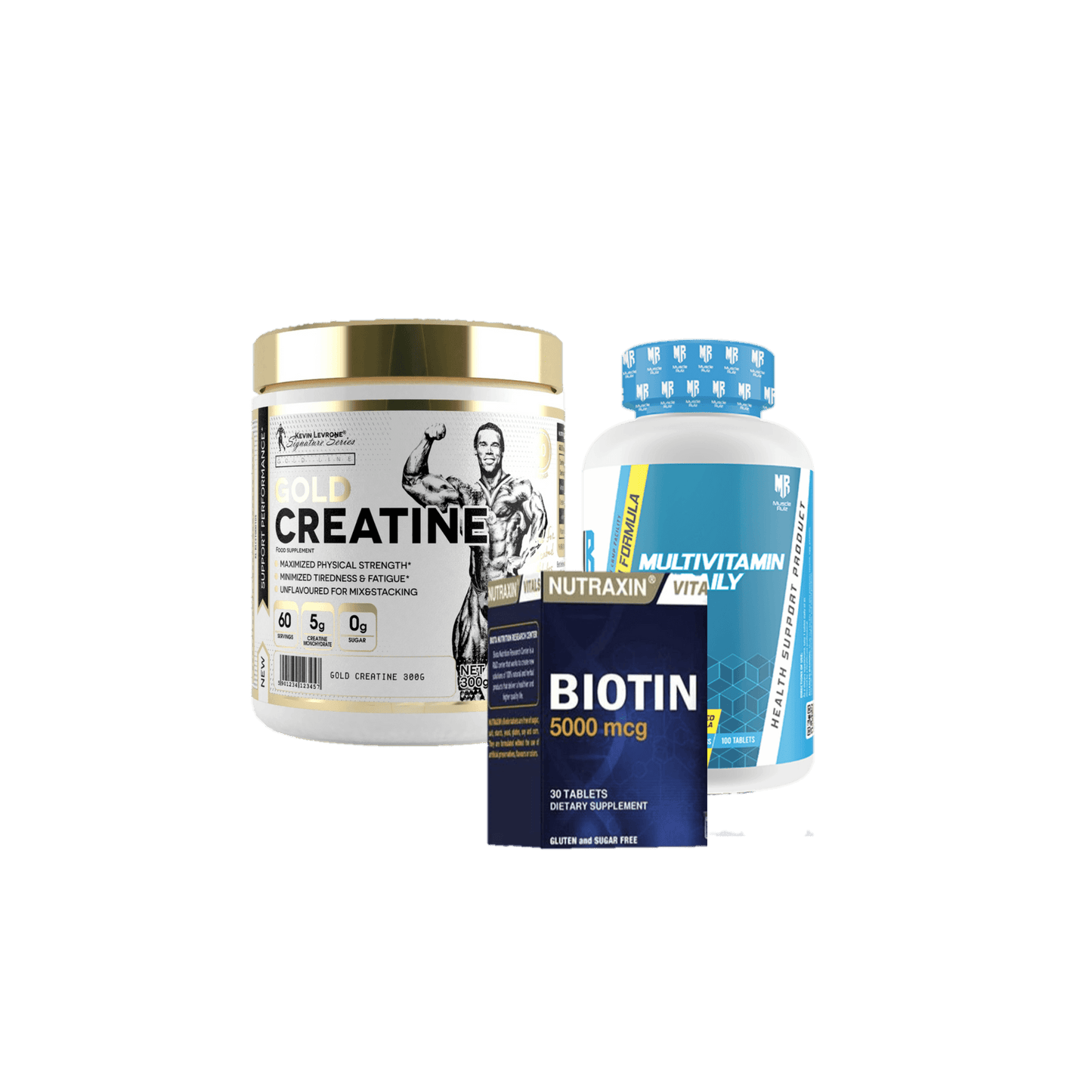 Gold Creatine + Multi Vitamins + Biotin