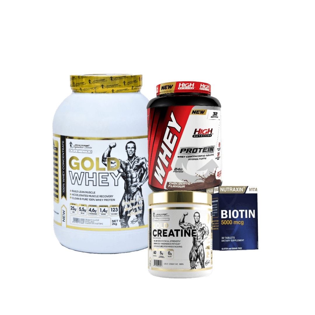 Gold Whey + High whey + Creatine + Vitamin D