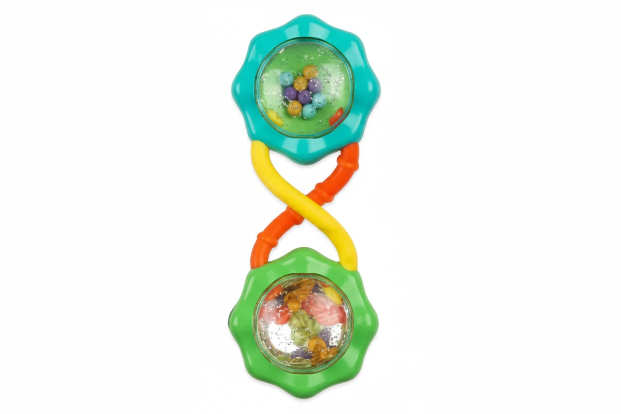 Kids2 - BS Rattle N Shake Barbell -  Peg Toy - Green