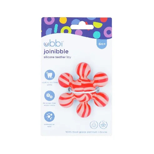 Ubbi - Joinibble Silicone Teether - Toys 1pack - Pink