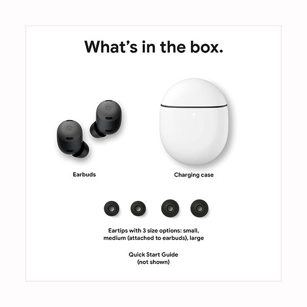 Google Pixel Buds Pro - Noise Canceling Earbuds - Up to 31 Hour Battery Life with Charging Case - Bluetooth Headphones - Compatible with Wireless Charging